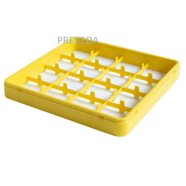 Oppvaskkurv Inndeling 16 rom<BR>50x50 cm