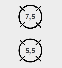 Gass koketopp<br>2 bluss 13,0 kW<br>Modular 40×90 cm