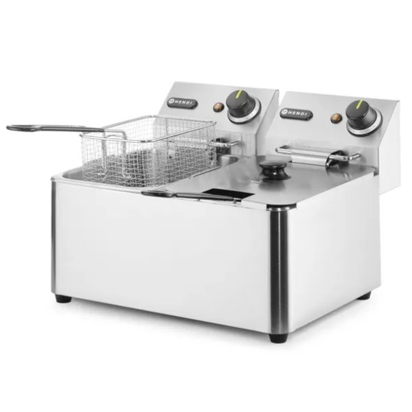 Frityrkoker 4+4 liter / 2x 3,0 kW <br>205846