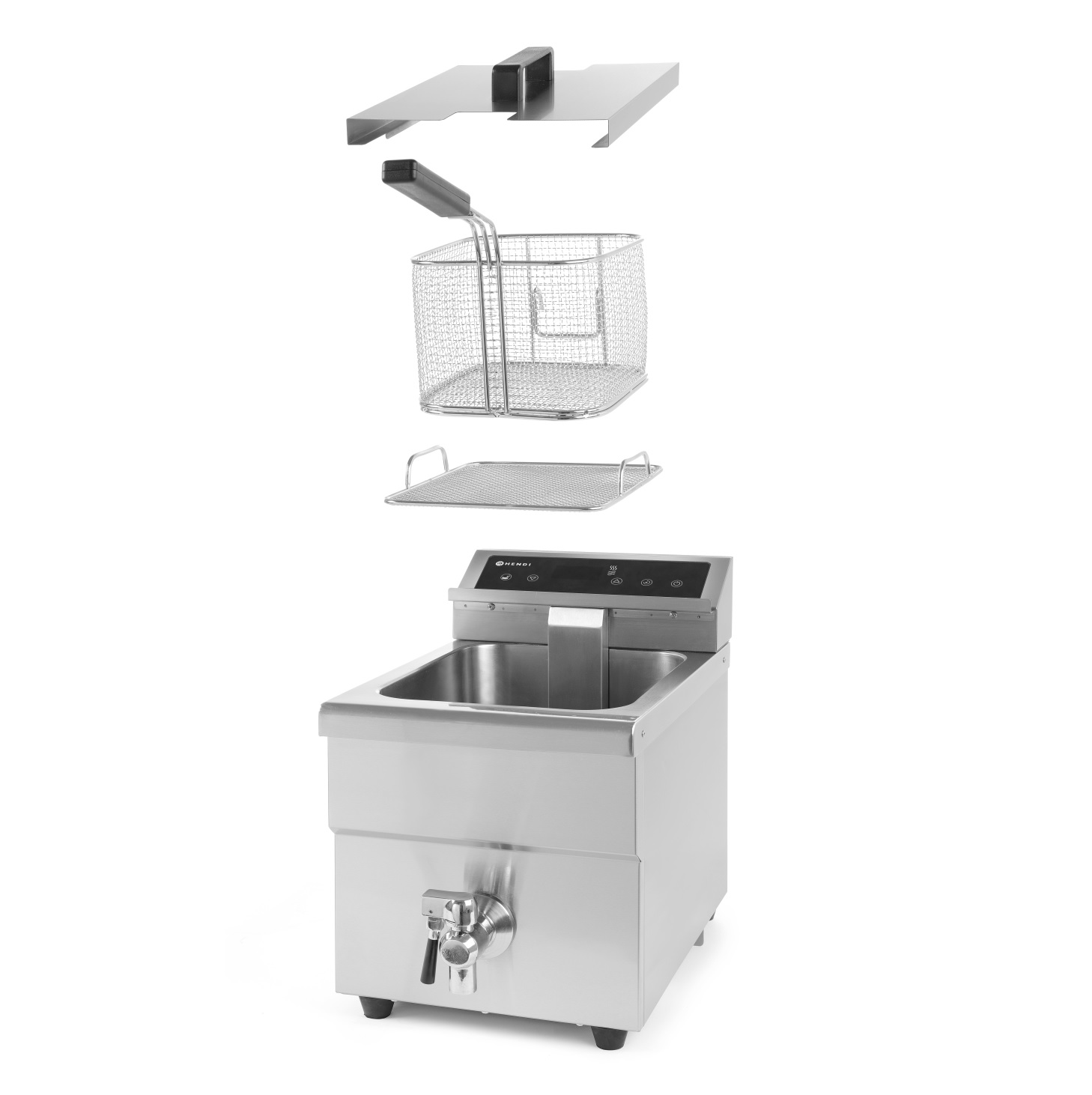 Induksjonsfrityrkoker<br>8+8 liter / 2x 3,5 kW <br>215029