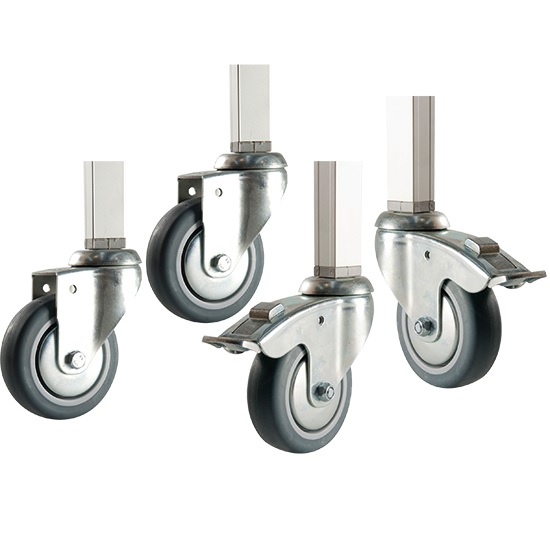 Stativ for Pizzaovn<br>med underhylle<br>Lakkert utførelse