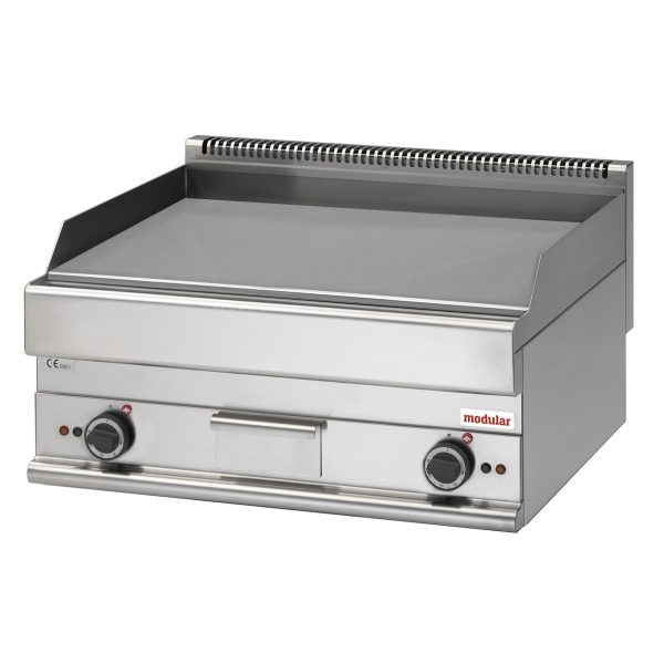 Flatgrill 2 soner<br>Krom stekeplate <br>400V