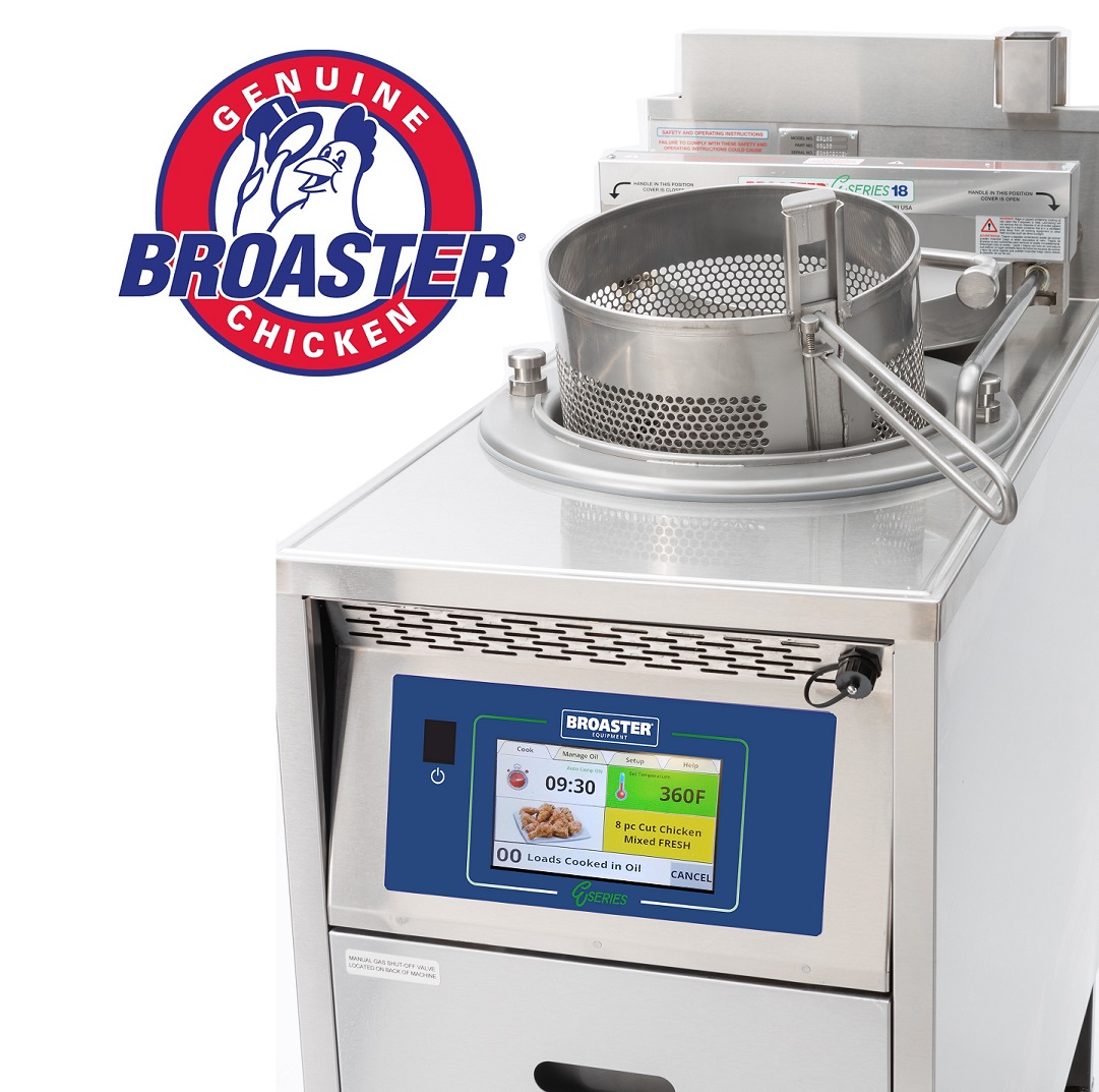 Elektrisk Trykk frityrkoker<br>6,5 kg / 10 min.<br>Broaster 1800CE