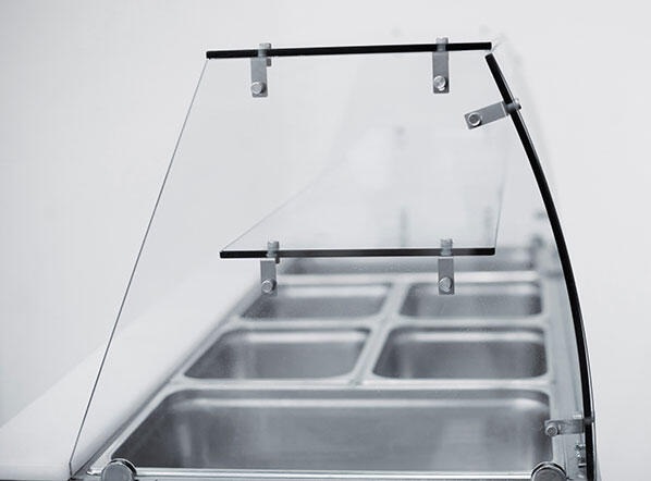 Saladette 2 dører<br>med glassoverbygg<br>CRQ90A