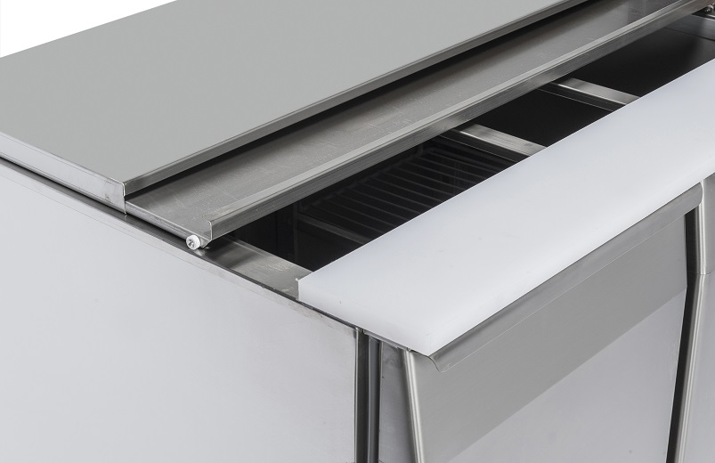 Saladette 2 dører med lokk<br>CR90