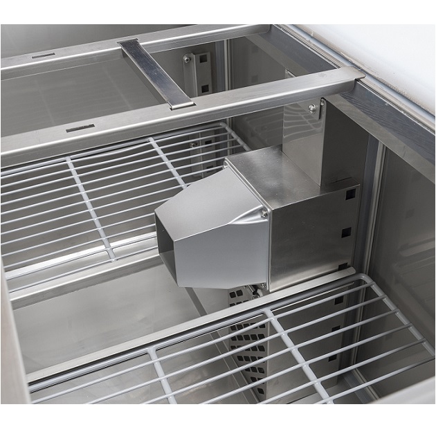 Saladette 2 dører<br>med glassoverbygg<br>CRQ90A