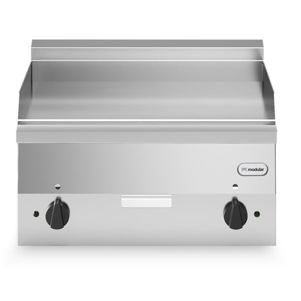 Flatgrill 2 soner<br>Slett stekeflate <br> Modular 60x60 cm