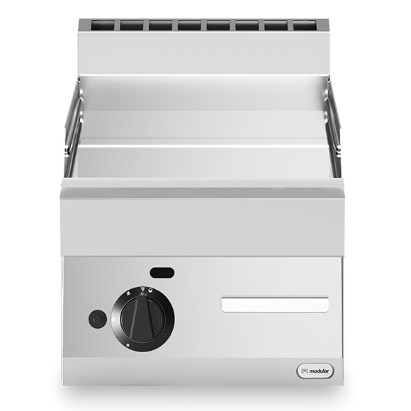 Gass flatgrill <br>Slett krom stekeflate <br>Modular 40x65