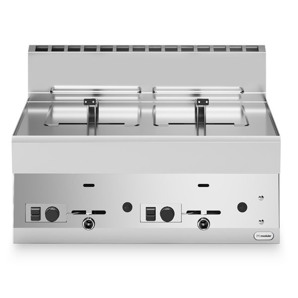 Gass frityrkoker 8+8 liter<br>Modular 70x65