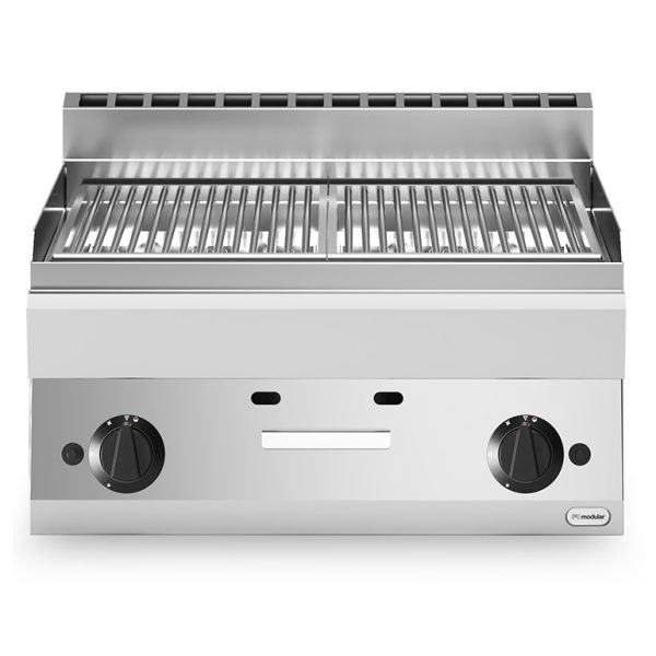 Lavasteinsgrill gass<br>RF grillrist<br>MODULAR 70x65 cm