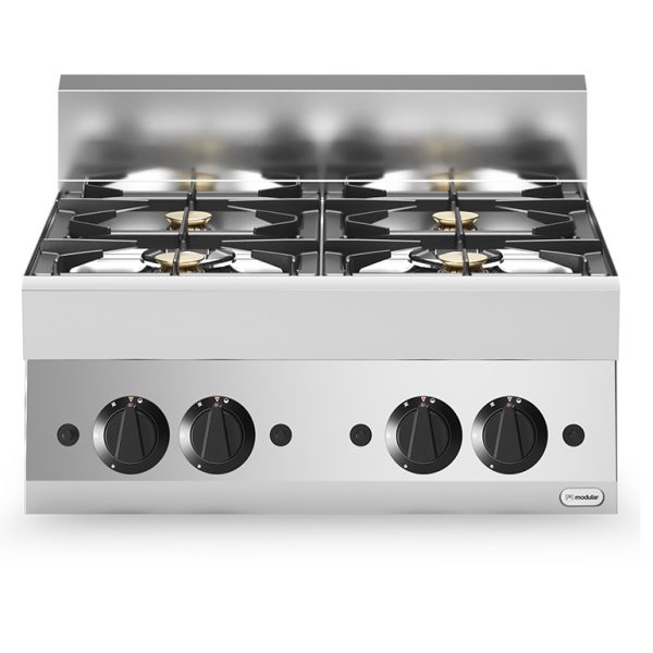 Gass koketopp<br>4 bluss<br>Modular 70×65 cm