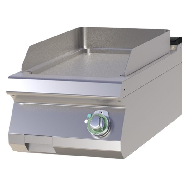 Flatgrill <br>Slett krom stekeflate <br>RM Gastro 40x73 cm