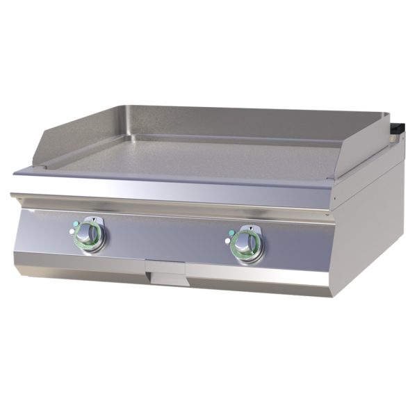 Flatgrill <br>Slett krom stekeflate <br>RM Gastro 80x73 cm