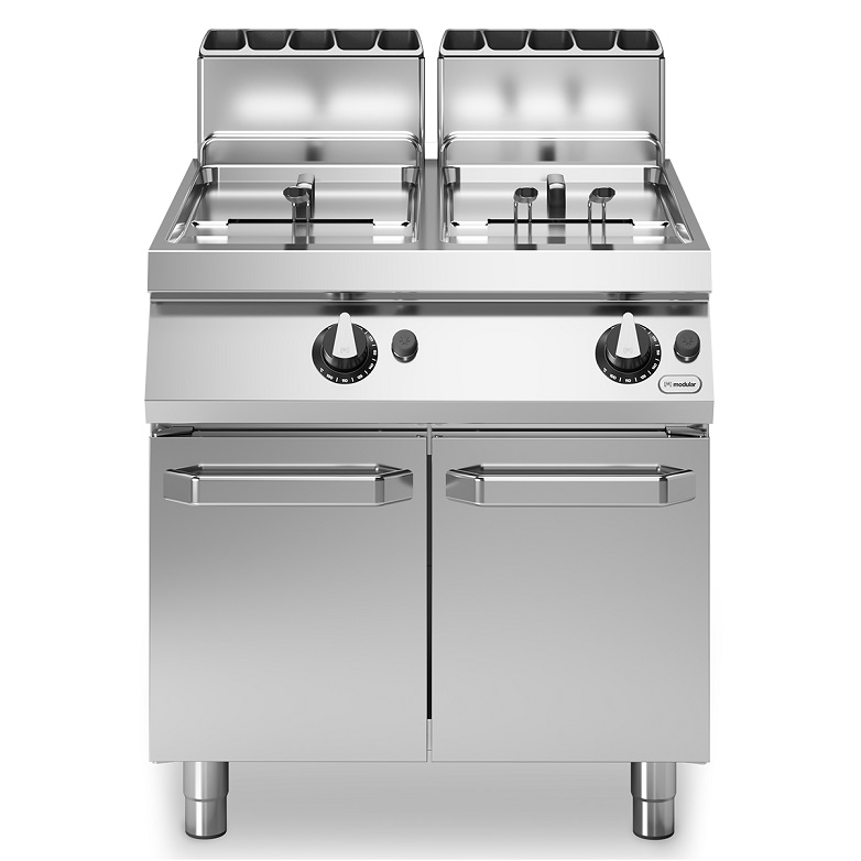 Gass frityrkoker 13+13 liter <br>Modular 80x73