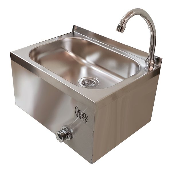 Håndvask med knebetjening<br>40x29,5 cm