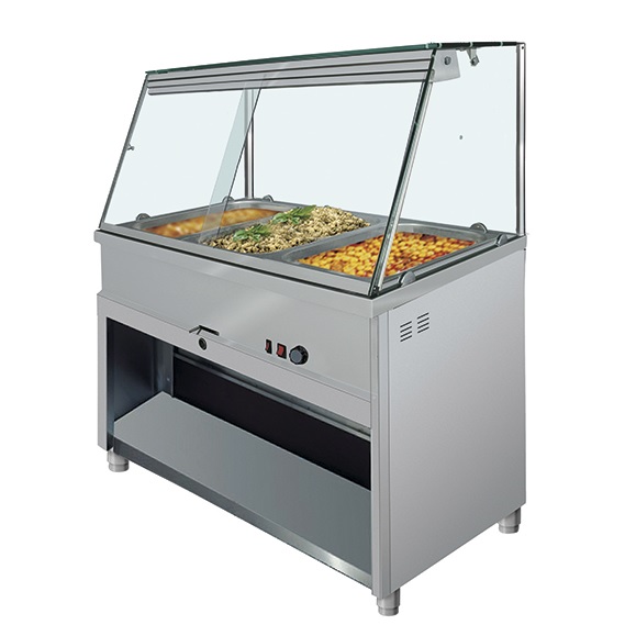 Vannbad - Varmedisk<br>4x GN1/1