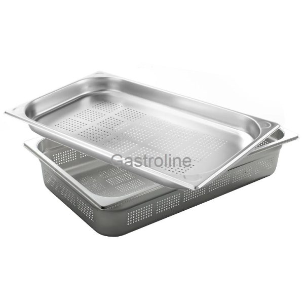 Perforerte Kantiner GN 1/1<br>-40 til +300 °C <br>530 x 325 mm