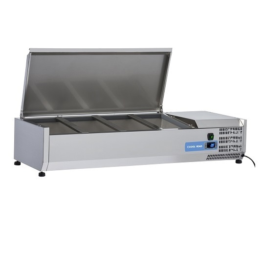 Kjølerenne med lokk 120 cm.<br>3x GN1/3 + 1xGN1/2