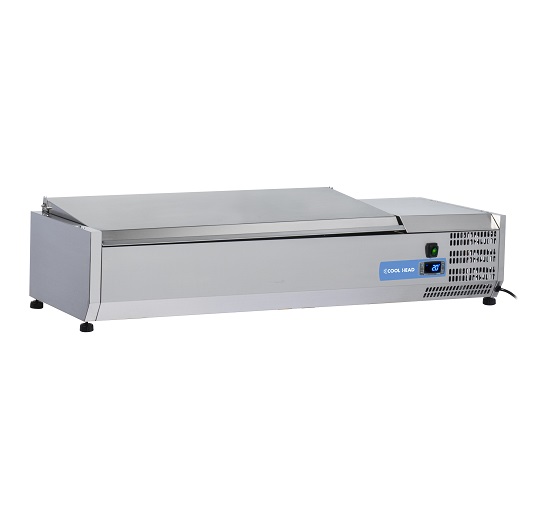 Kjølerenne med lokk 140 cm.<br>6x GN1/4