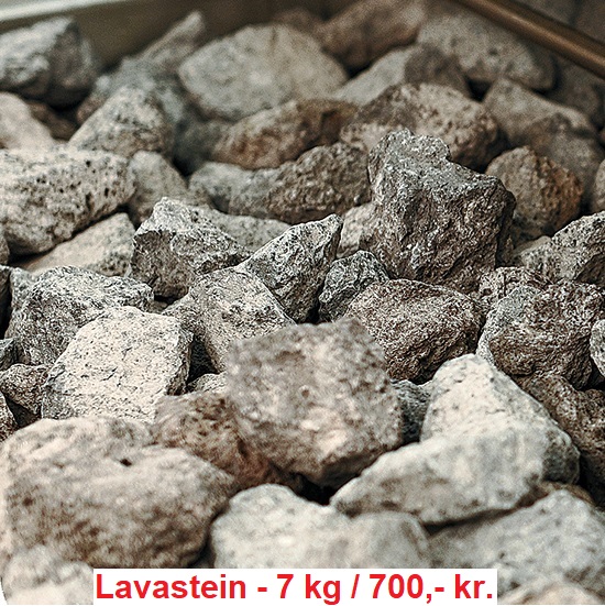 Lavasteinsgrill gass<br>RF grillrist<br>MODULAR 70x65 cm