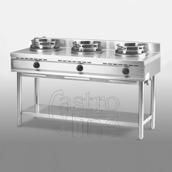 WOK kokebord 3 bluss <br>NGER15-60 - 39 kW