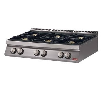 Gass koketopp<br>6 bluss<br>Modular 120×73 cm