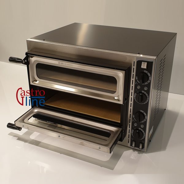 Pizzaovn BASIC 2/40GL<br>2xØ35<br>57x50 cm