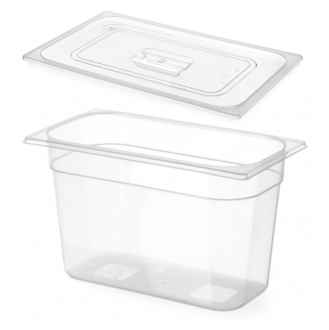 Plast kantiner GN 1/3<br>325 x 176 mm