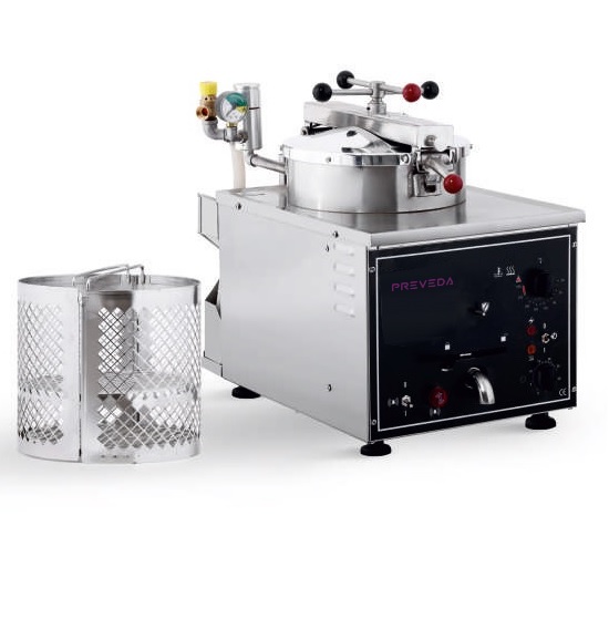 Elektrisk Trykk frityrkoker<br>2,2 kg / 10 min.<br>MF518