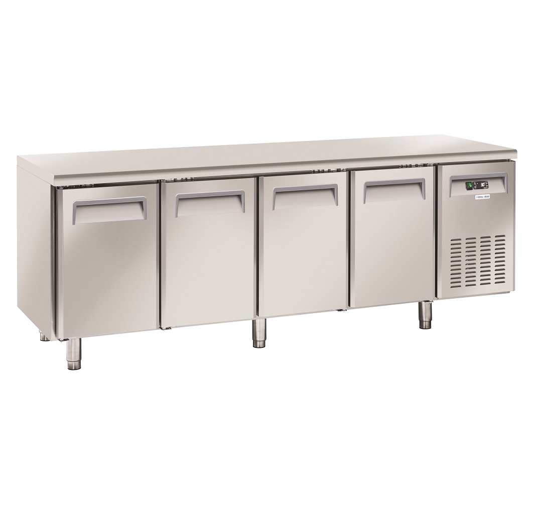 Kjølebenk 4 dører<br>QR 4100<br>-2 / +8°C