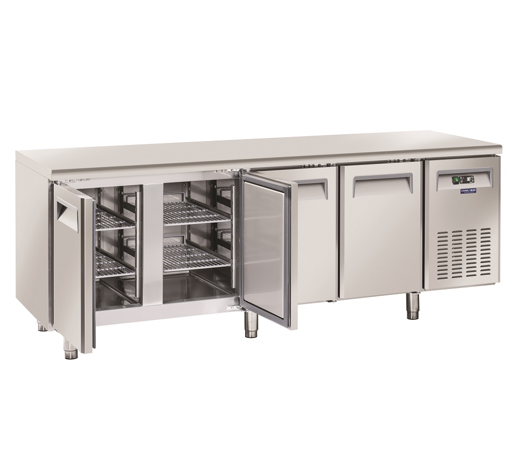 Kjølebenk 4 dører<br>QR 4100<br>-2 / +8°C