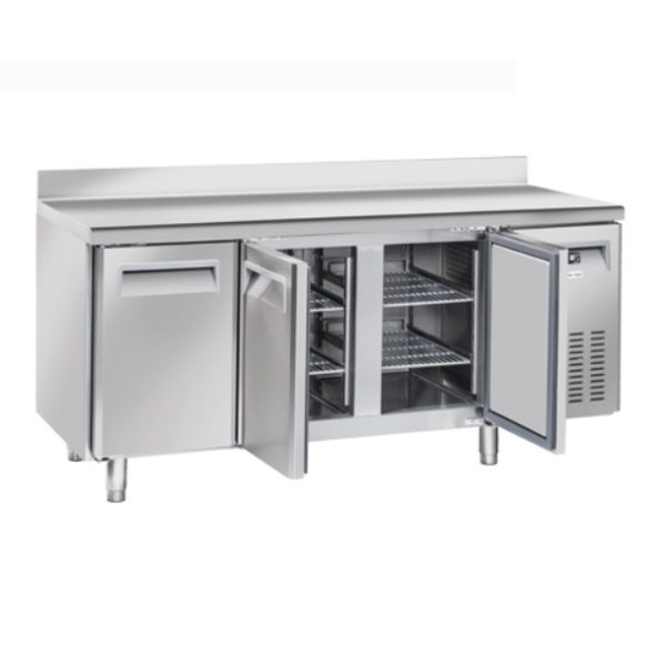 Kjølebenk 3 dører med oppkant<br>SR3200<br>60 cm dybde