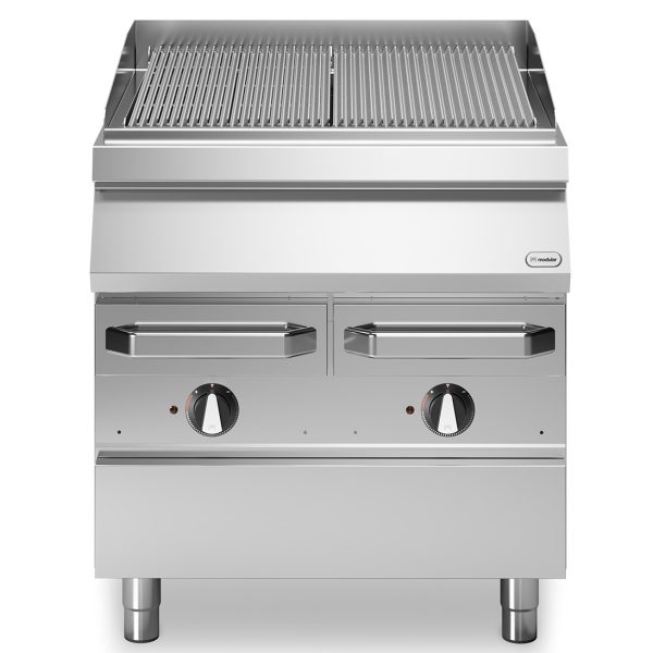 Vanngrill elektrisk<br>Støpejernsrist<br>Modular 80x73 cm