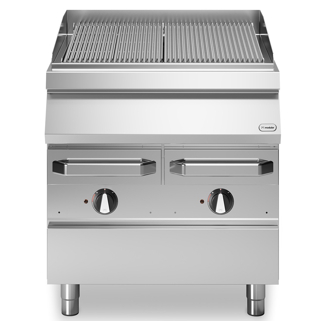 Vanngrill elektrisk<br>Støpejernsrist<br>Modular 80x73 cm