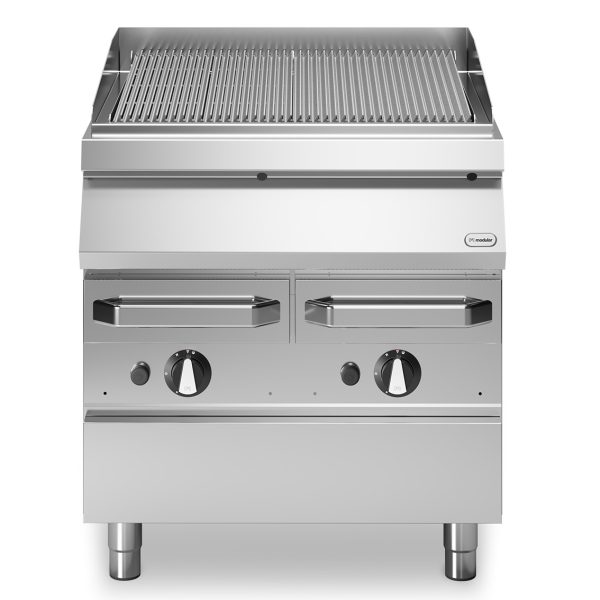 Vanngrill gass<br>Støpejernsrist<br>Modular 80x73 cm
