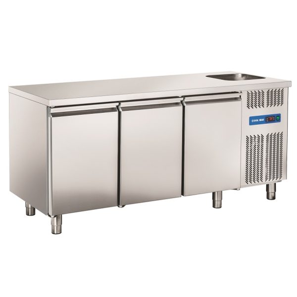 Kjølebenk med kum <br>3 dører