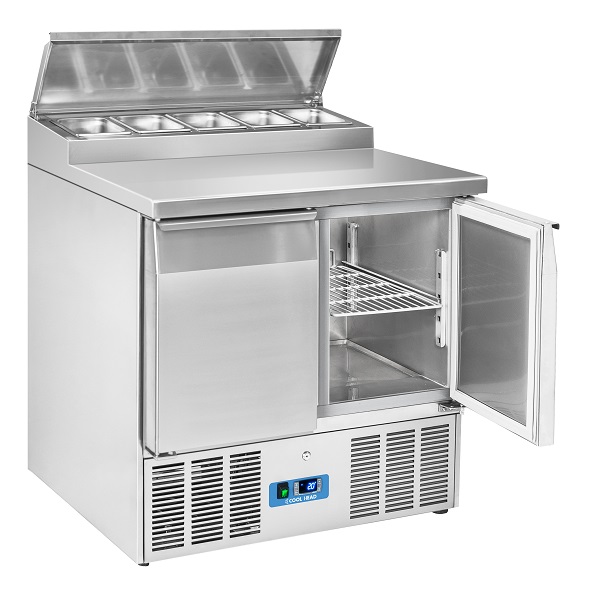 kjølebenk 2 dører CRS90<br>med garnityrrenne