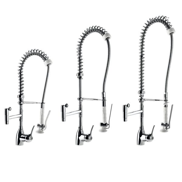 Forspyledusj benkmontering<br>Høyde 60 - 70 - 80 cm