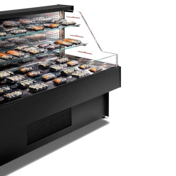 Sushi disk Fujiyama<br> Temperatur 0°C / +2°C <br> Dybde 91 Høyde 119 cm