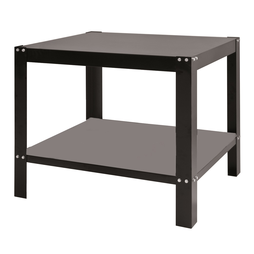 Stativ for gass pizzaovner<br>med underhylle<br>Lakkert utførelse