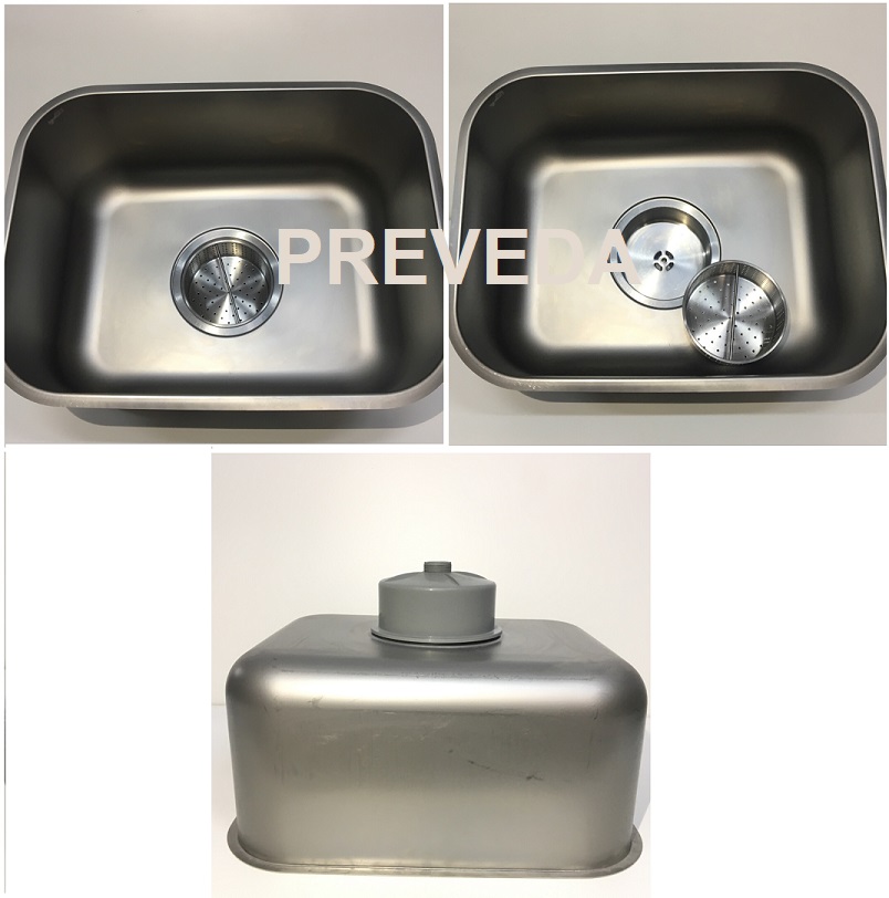 Oppvaskbenk med 2 kummer