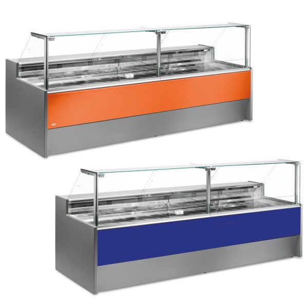 Kjøledisk PORTHOS<br>Temperatur 3°C / +6°C<br>Dybde 109 Høyde 128 cm