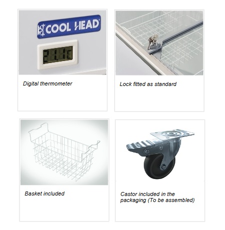 Fryseboks med skyvelokk <br>300 l / CFG308