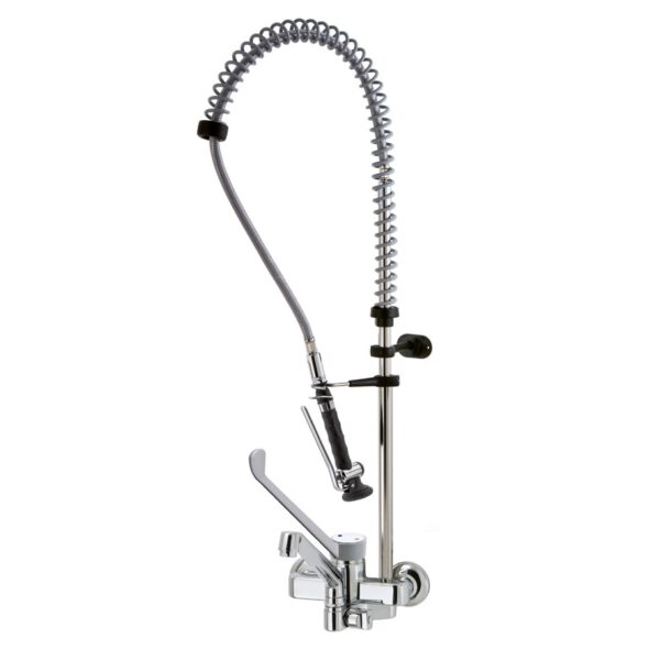 Forspyledusj veggmontering<br>med 2 hull<br>albuestyrt kran<br>2S.4024.19N.72/C45