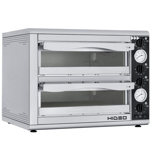 Pizzaovn HIDEO 2<br>2xØ35<br>59,5x50 cm