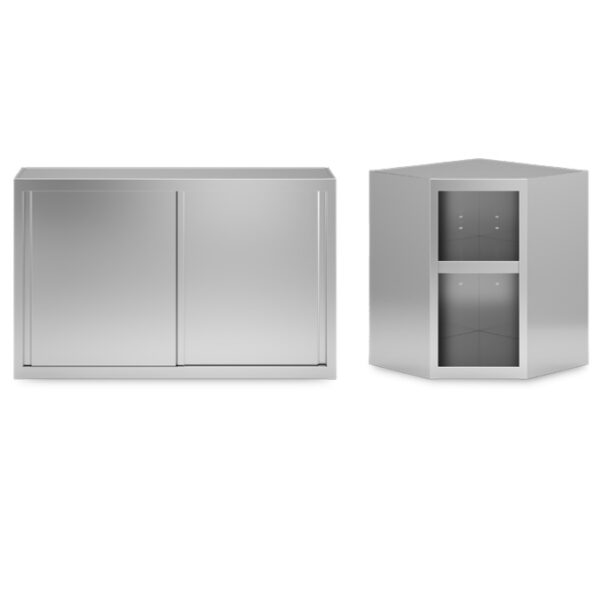 Veggskap med skyvedør