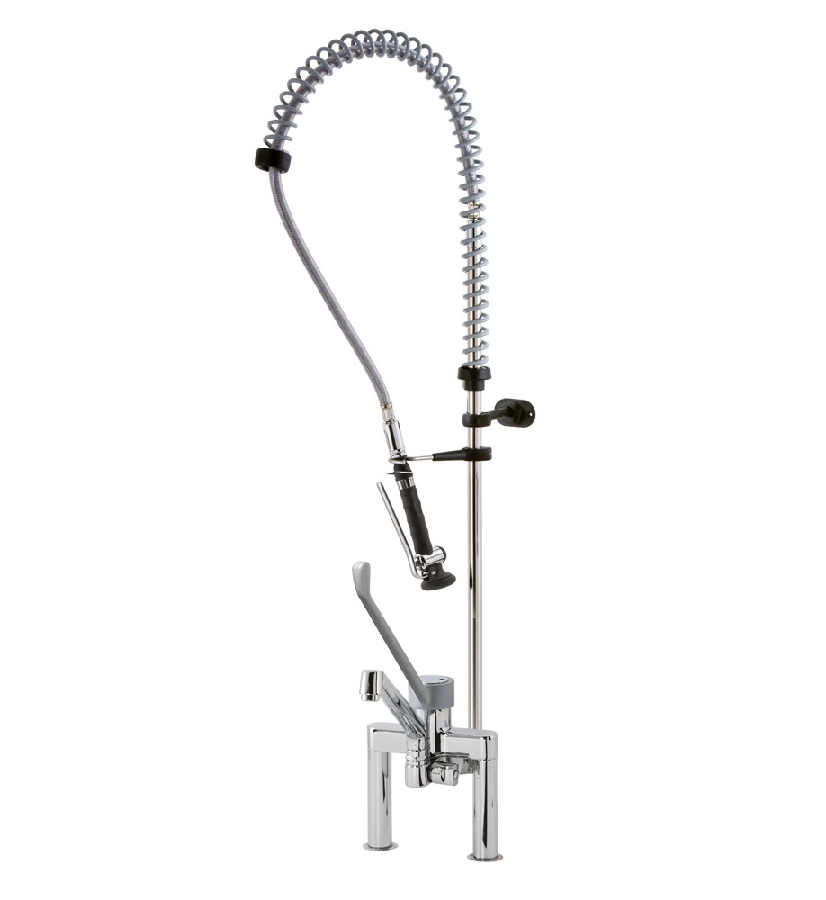 Forspyledusj benkmontering<br>med 2 hull<br>albuestyrt kran<br>2S.3024.19N.72/C48